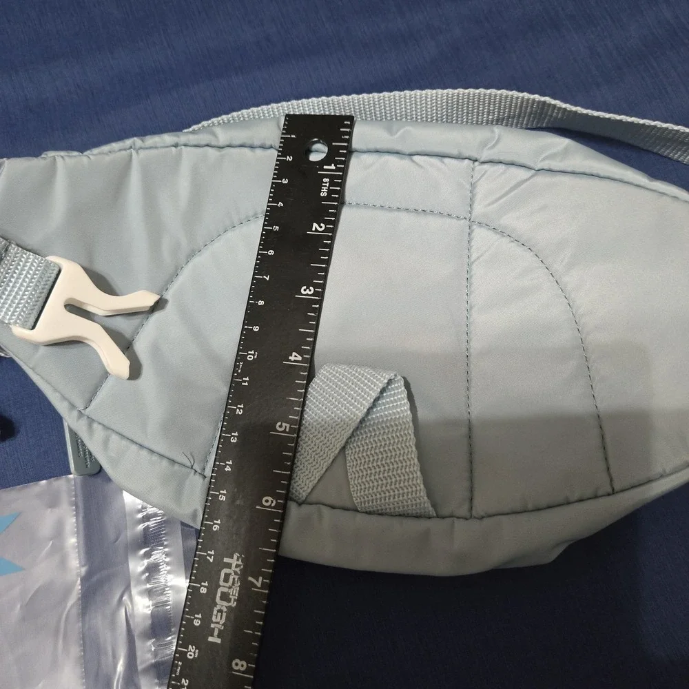 Adidas Belt Bag Mens Small Blue Recycled Polyester Zip Fanny Pack Sports Travel‎